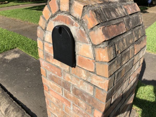 Brick Mailbox Repair in Warwick