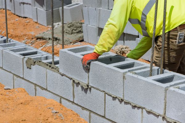 Concrete Blocks Installation in Warwick