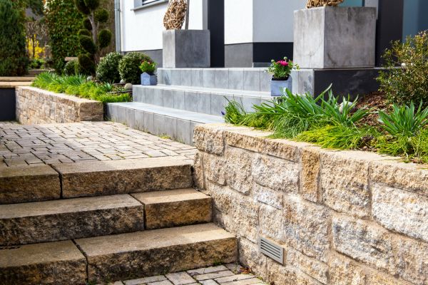 Stone Step Replacement in Warwick