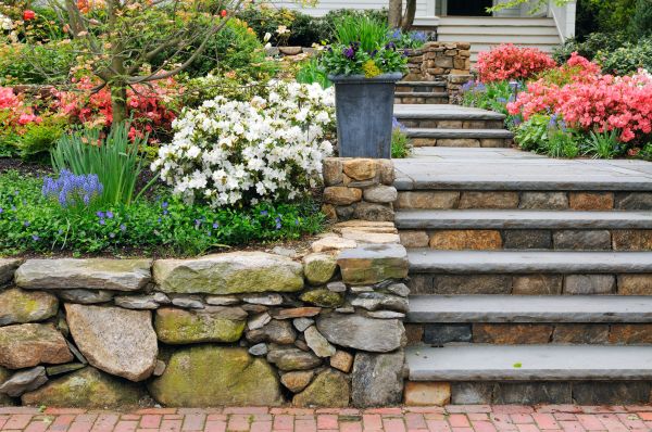 Stone Stairs Repair in Warwick