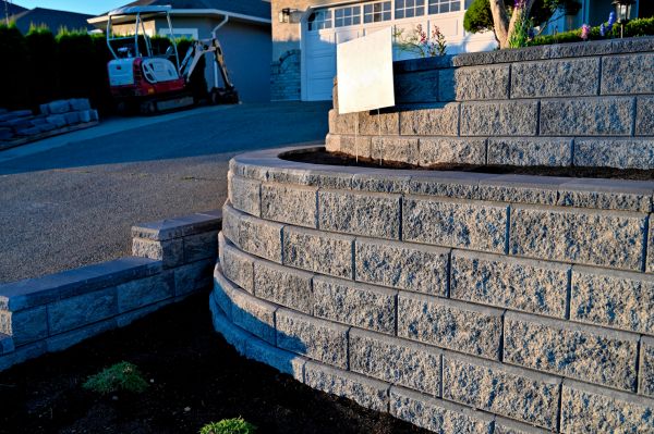 Stone Retaining Wall Repair in Warwick
