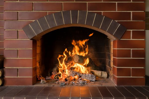 Brick Fireplace Installation in Warwick