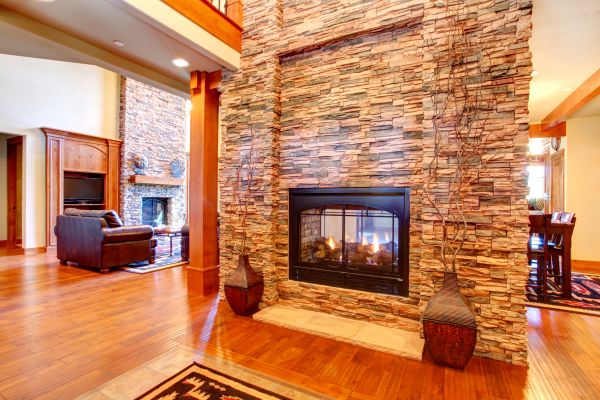 Stone Hearth Installation in Warwick