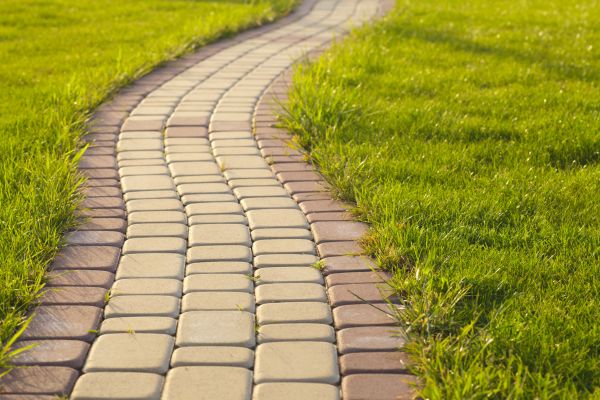 Sidewalk Brick Repair in Warwick