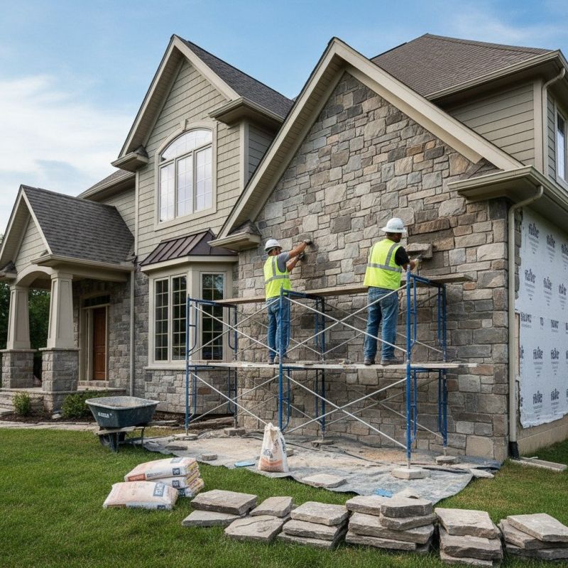 Stone Siding Repair